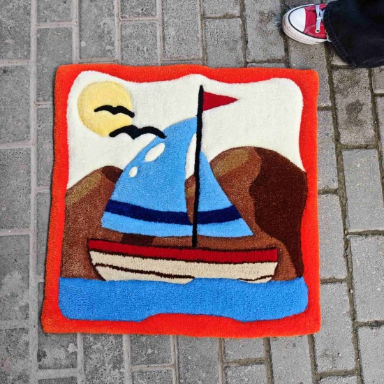 mavi-rota-tufting-hali-paspas-el-yapimi-kaymaz-taban